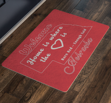 Load image into Gallery viewer, Nebraska Fans  --  Welcome Mat