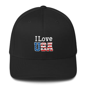 I LOVE USA Twill Cap