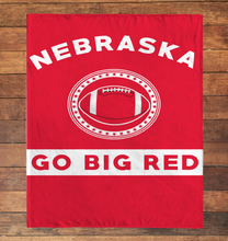 Load image into Gallery viewer, Nebraska Stadium Blanket 50 x 60