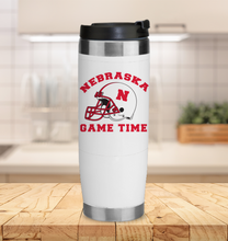 Load image into Gallery viewer, Nebraska Tumbler 15 oz Game Time