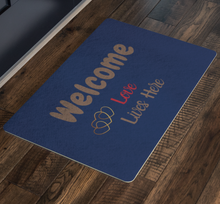 Load image into Gallery viewer, Love Lives Here   --  Welcome Mat  MOST Popular