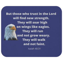 Load image into Gallery viewer, Mousepad Soar Like Eagles Isaiah 40:31