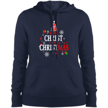 Load image into Gallery viewer, CC Christ in Christmas Ladies&#39; Pullover Hooded Sweatshirt