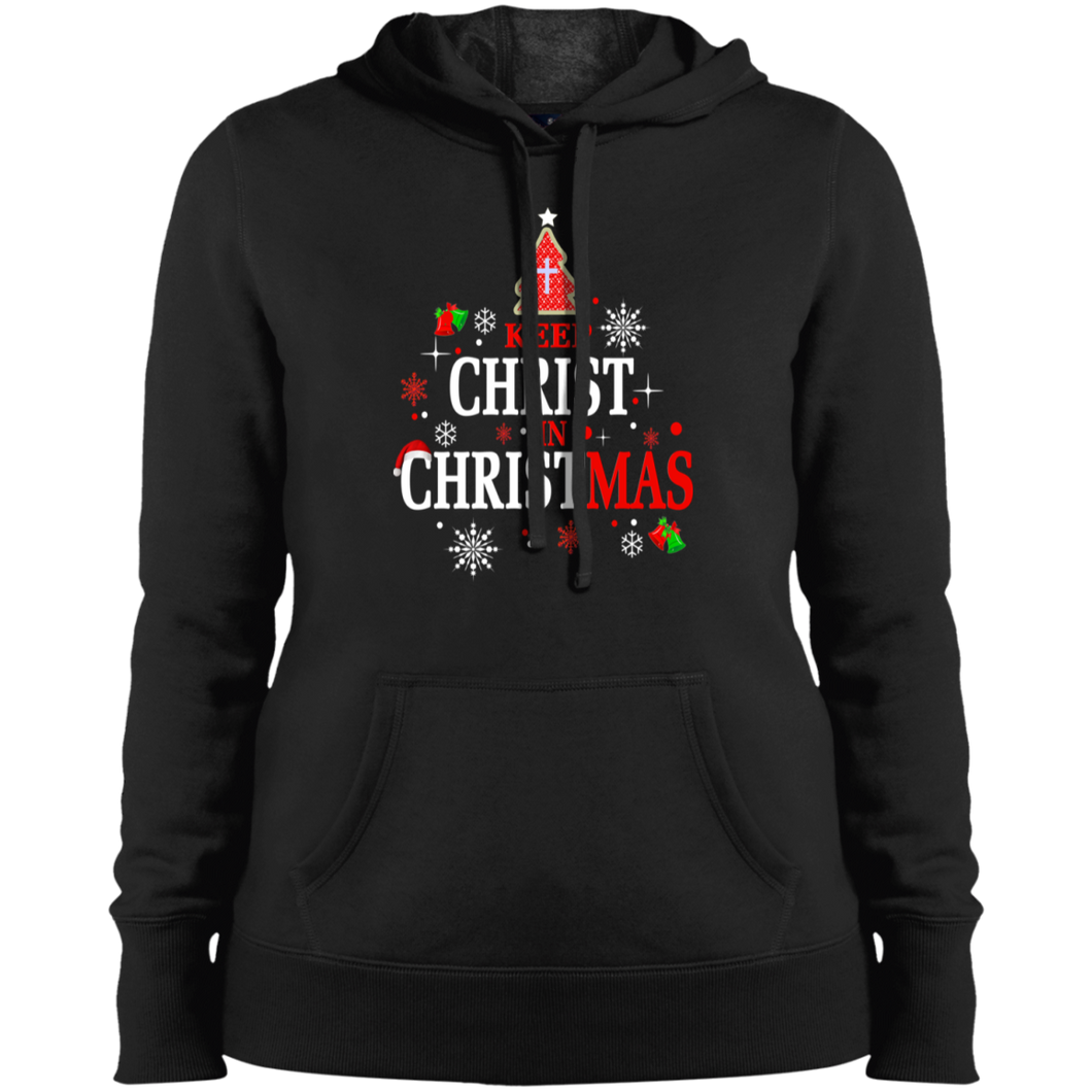 CC Christ in Christmas Ladies' Pullover Hooded Sweatshirt