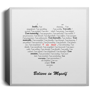 Wall Aret Mini Square Canvas I believe in Myself