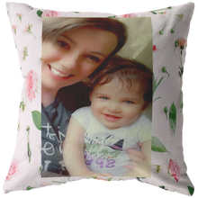 Load image into Gallery viewer, Mother and Daughter Tee launch roses 16 x 16