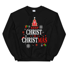 Load image into Gallery viewer, Keep Christ in Christmas Unisex Sweatshirt