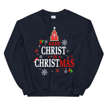 Load image into Gallery viewer, Keep Christ in Christmas Unisex Sweatshirt