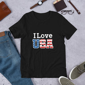 I Love USA Unisex T-Shirt