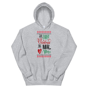 First Christmas as Mr. and Mrs. Unisex Hoodie