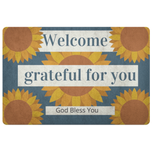 Load image into Gallery viewer, Doormat Grateful for You Welcome