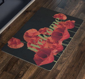 Doormat Poppies